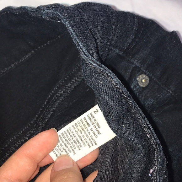 Black American Eagle jean shorts - Picture 4 of 4